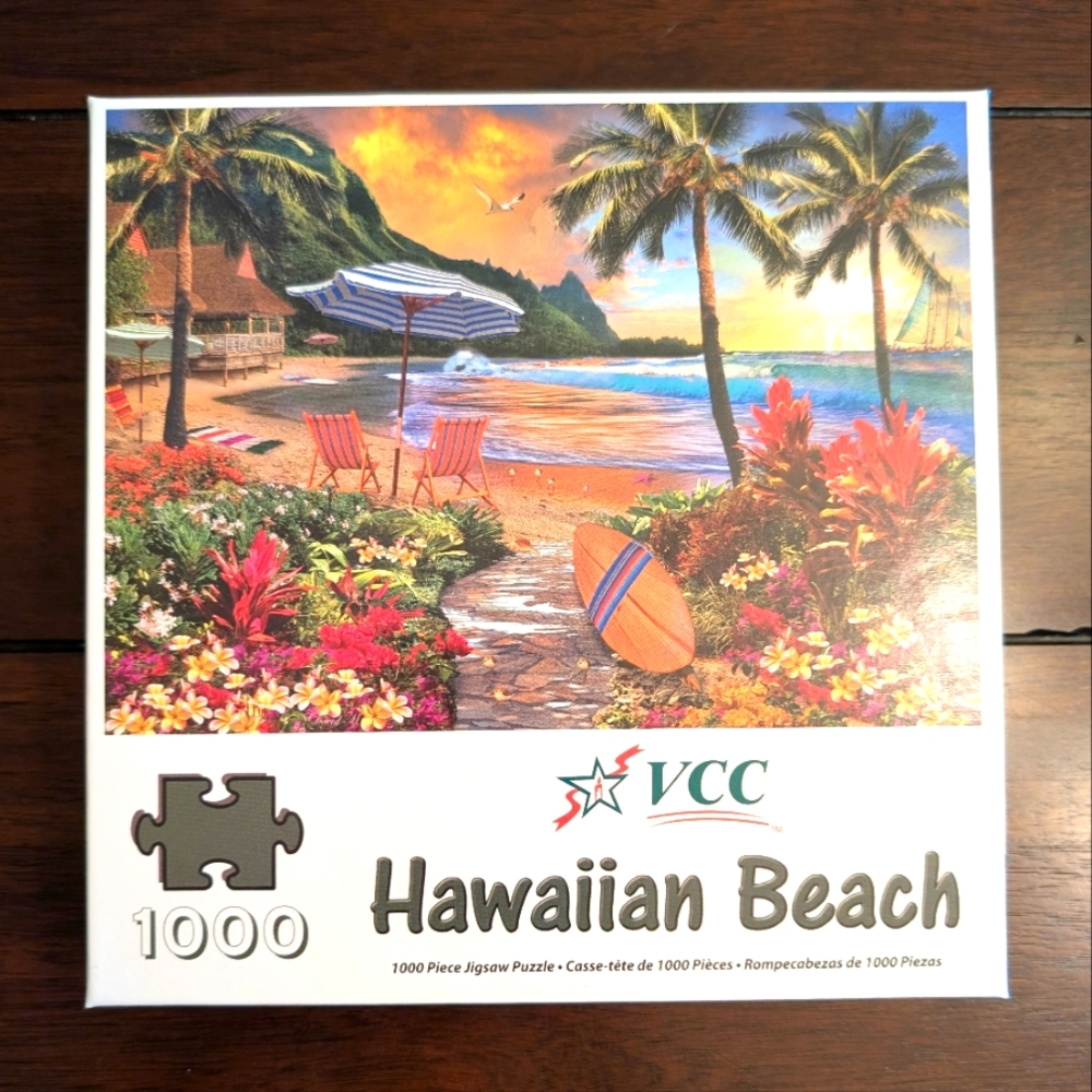 2/$10 VCC Hawaiian Beach 1000 Piece Puzzle
